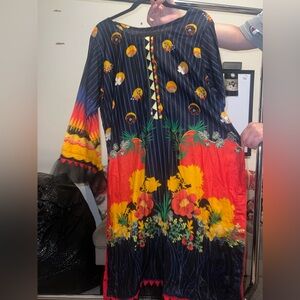 Large 3 piece desi dress